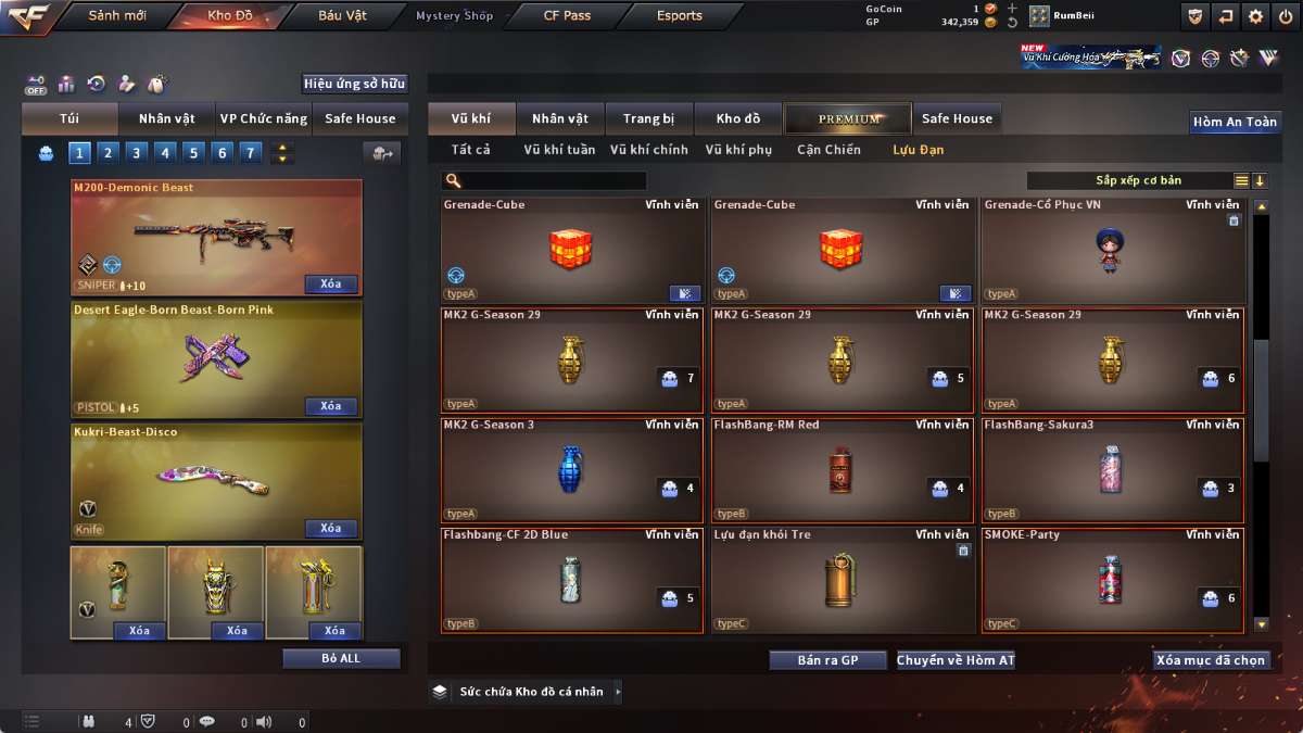 shop acc cf uy tin gia re
